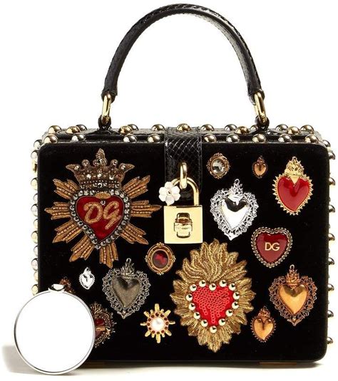 dolce gabbana heart box bag|dolce and gabbana leather tote.